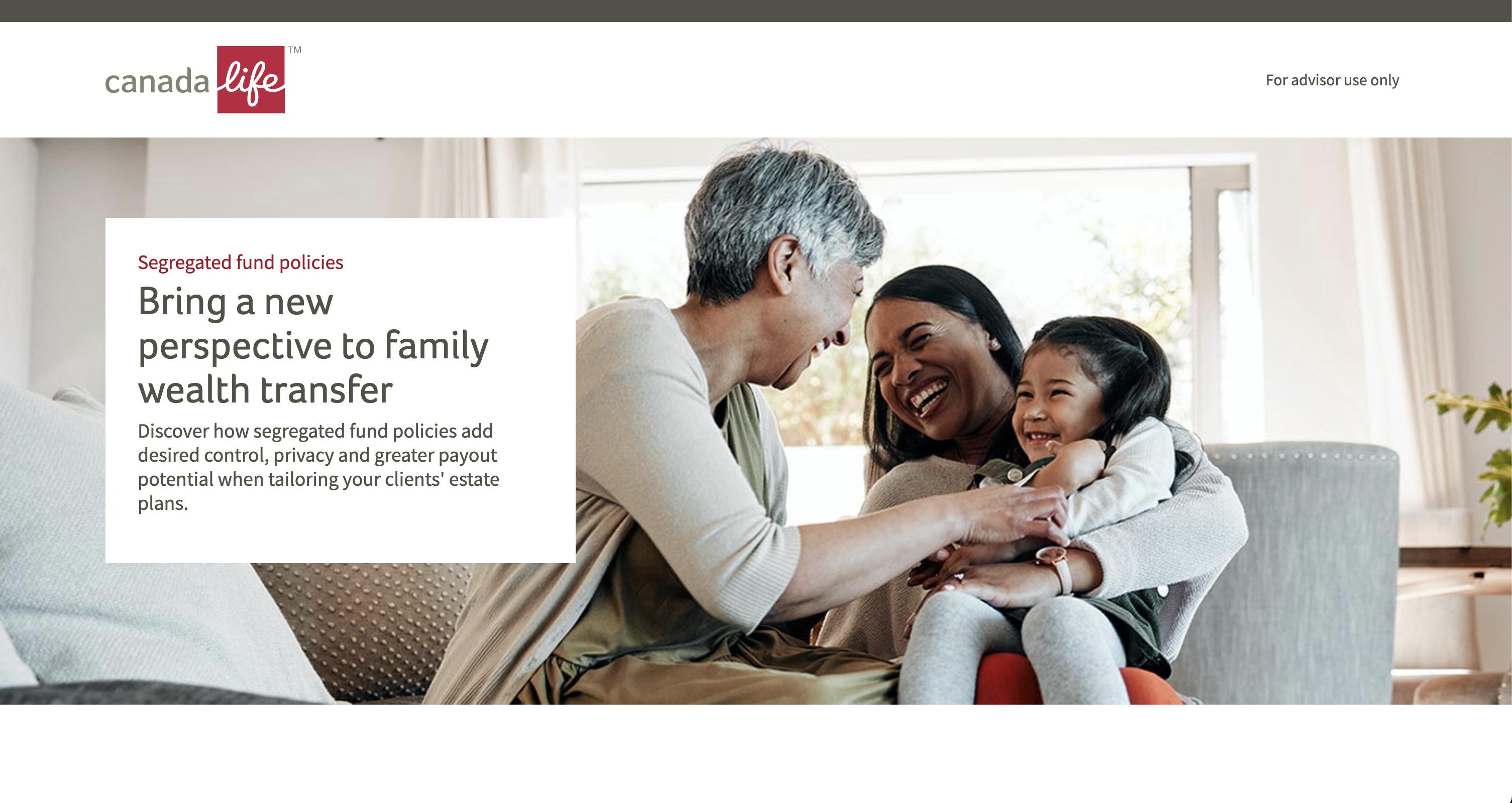 Canada Life Segregated Fund Policies interactive case study